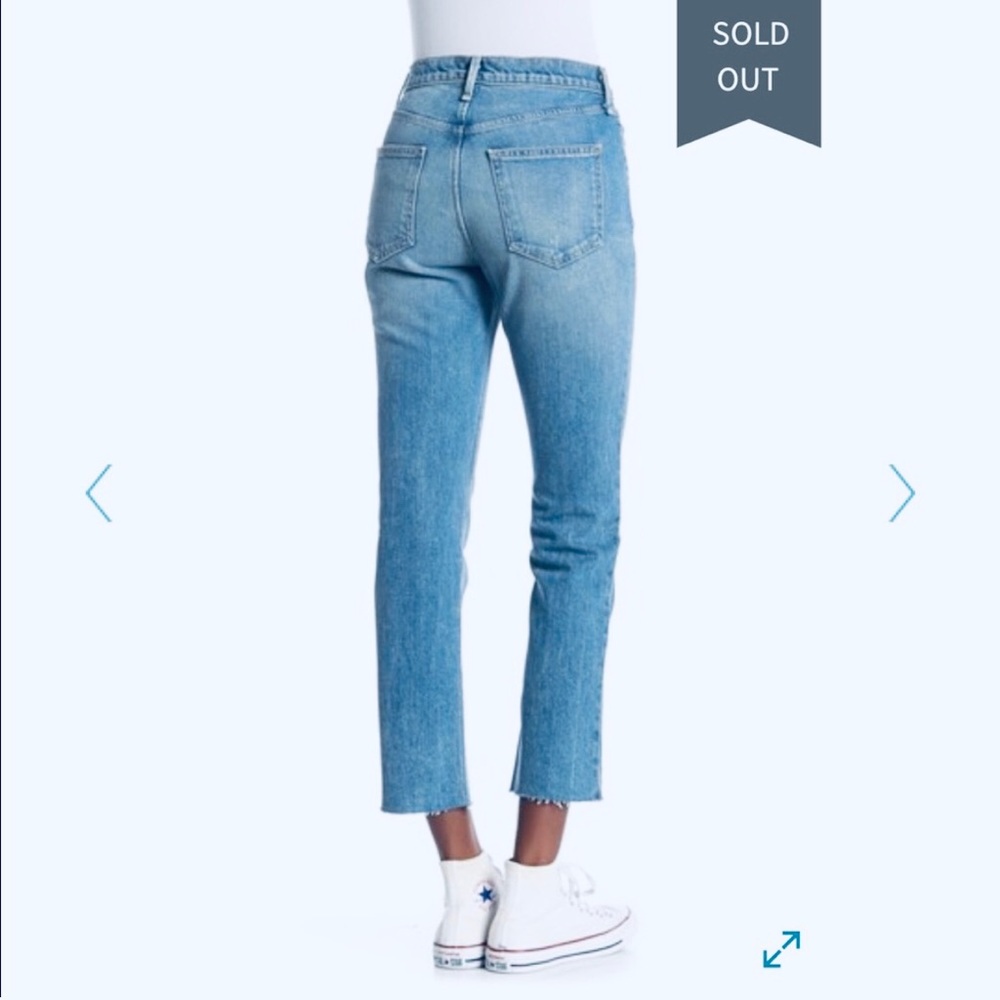 ❤️ RAG & BONE ❤️ COLLECTION STYLISH FARRAH ANKLE CIGARETTE RAW HEM JEANS . - Picture 4 of 12